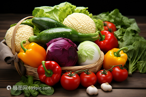 新鮮健康的農(nóng)產(chǎn)品